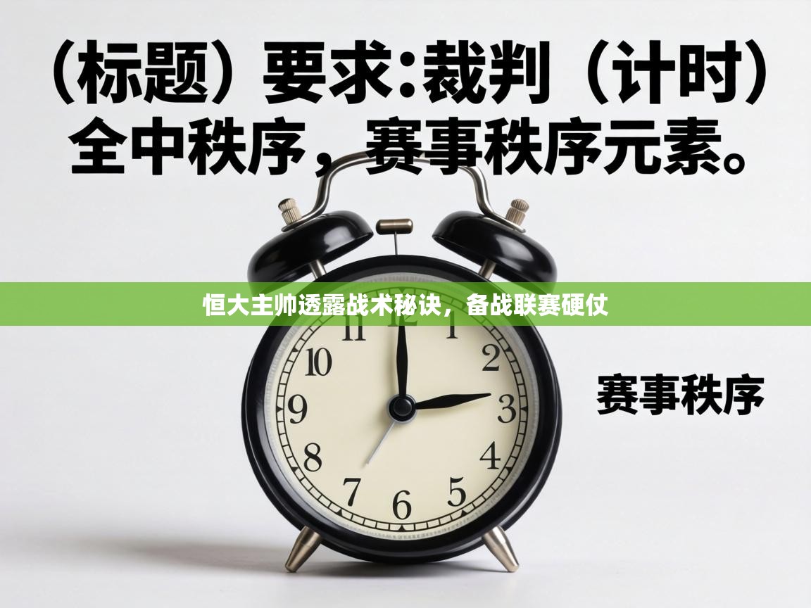 恒大主帅透露战术秘诀，备战联赛硬仗  第2张